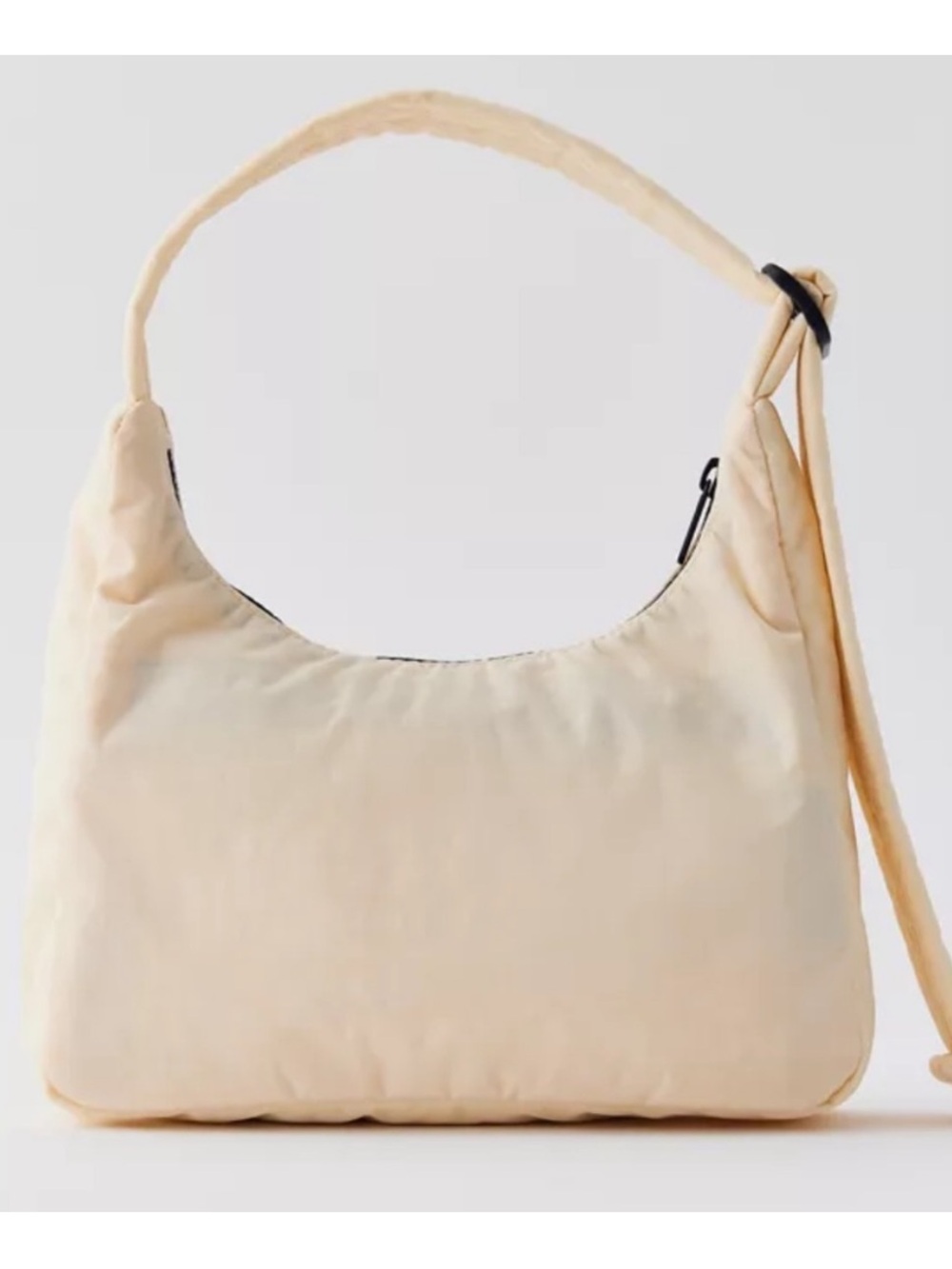 NWOT BAGGU Mini Nylon Shoulder Bag - Ivory